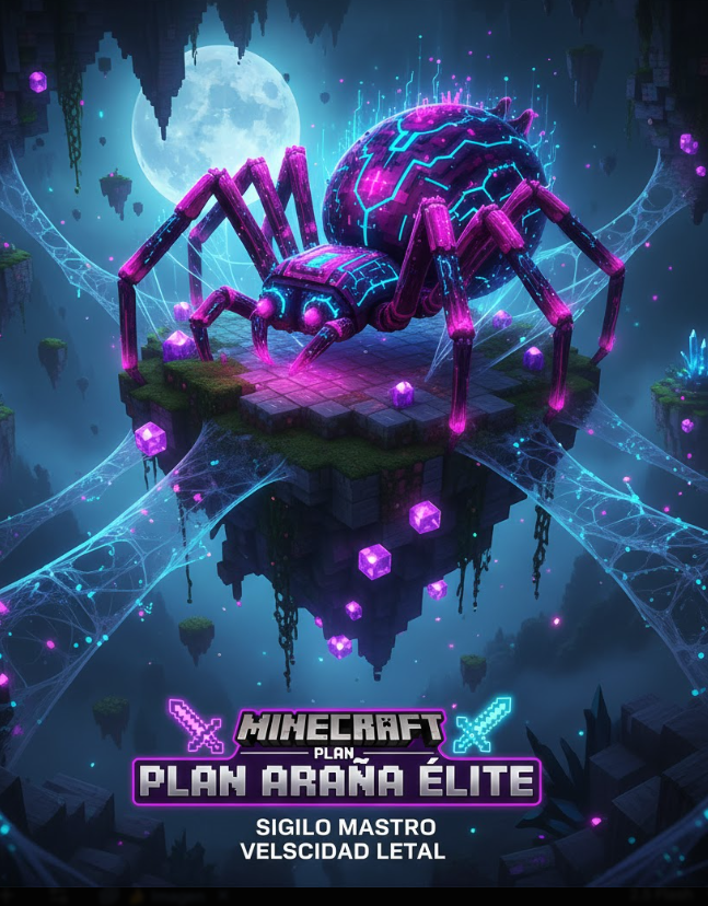 🕷️ Minecraft -  Plan Araña Élite